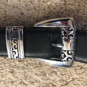 Brighton Black Belt 1.5 inches wide, size medium